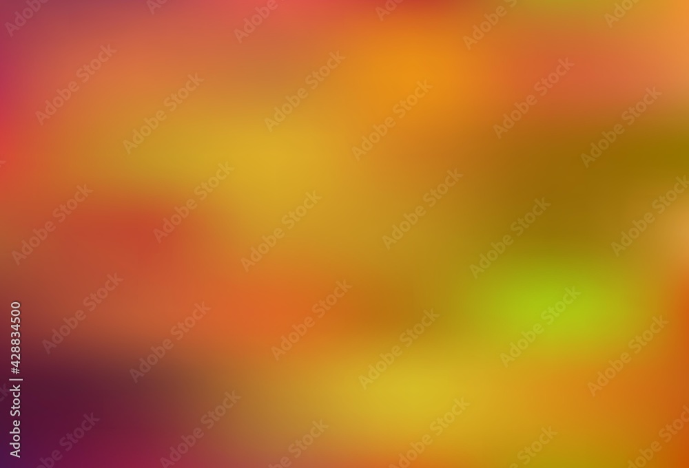 Light Red, Yellow vector blurred shine abstract template. Light Red, Yellow vector blurred shine abstract template.