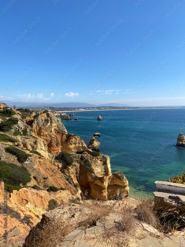 Turquoise sea in Algarve