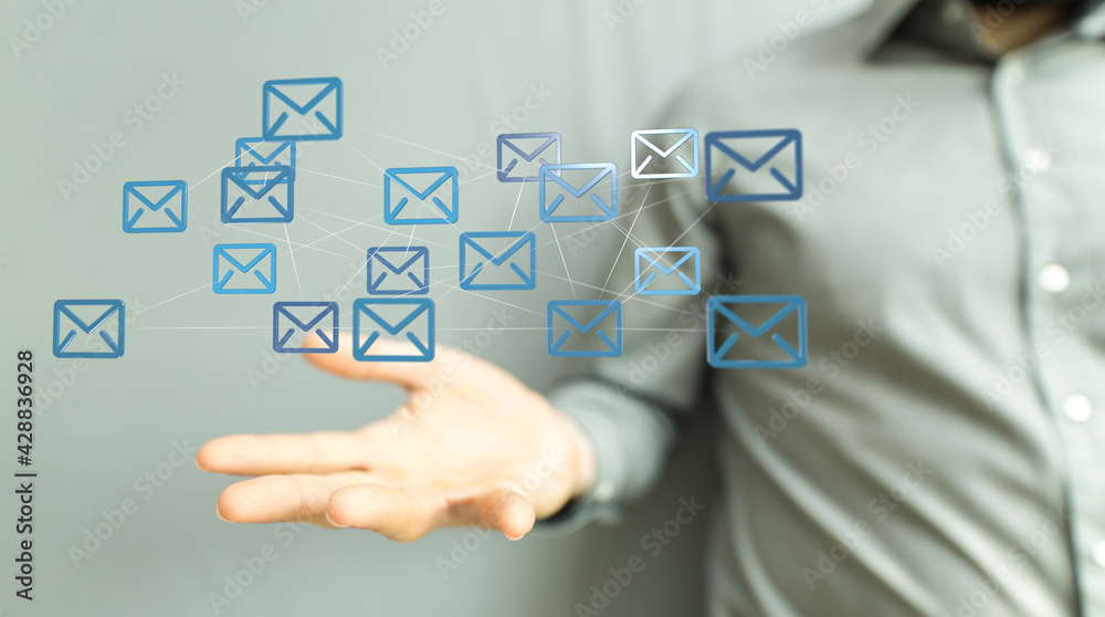 Email Inbox Electronic Communication Graphics Concept Email Inbox Electronic Communication Graphics Concept