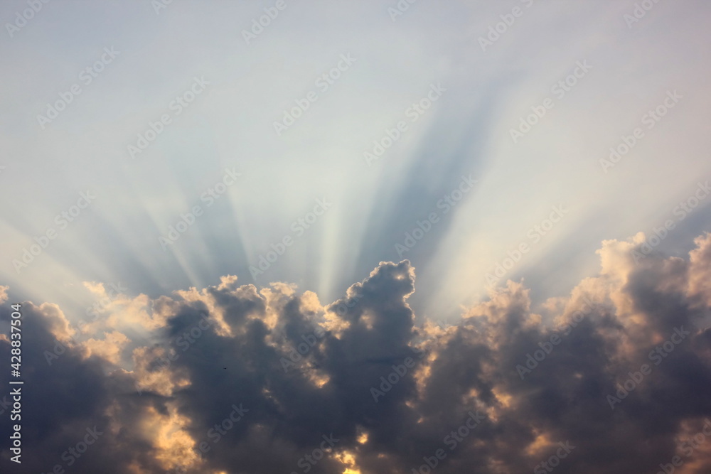 sun light behind cloud nature sky background sun light behind cloud nature sky background