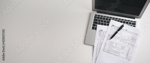 US Individual income tax return banner