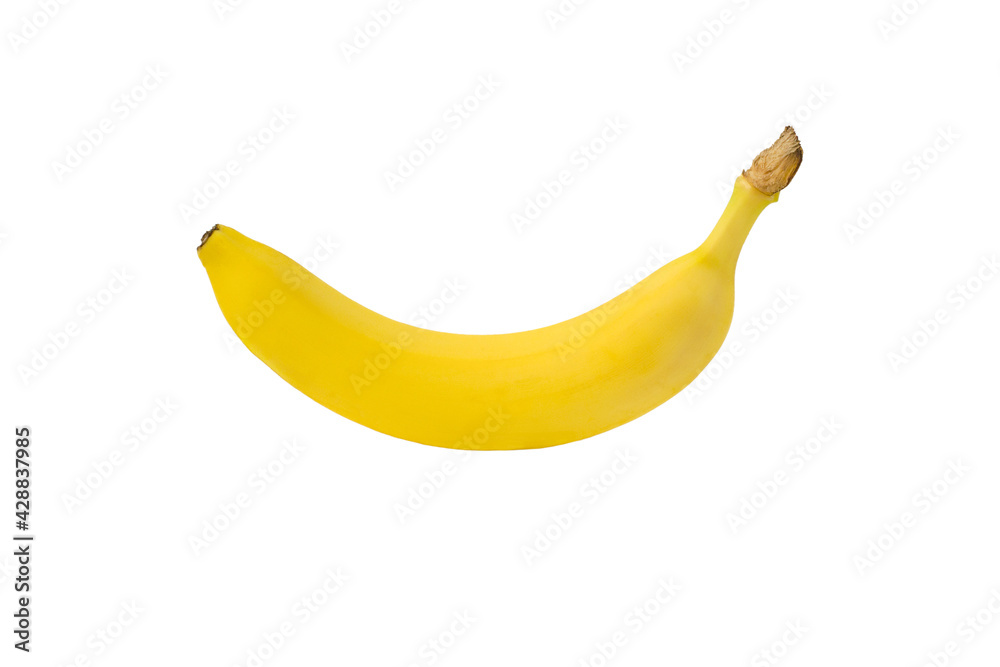 Isolated banana on white background