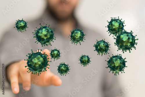 Virus Covid 19-NCP. nCoV de...