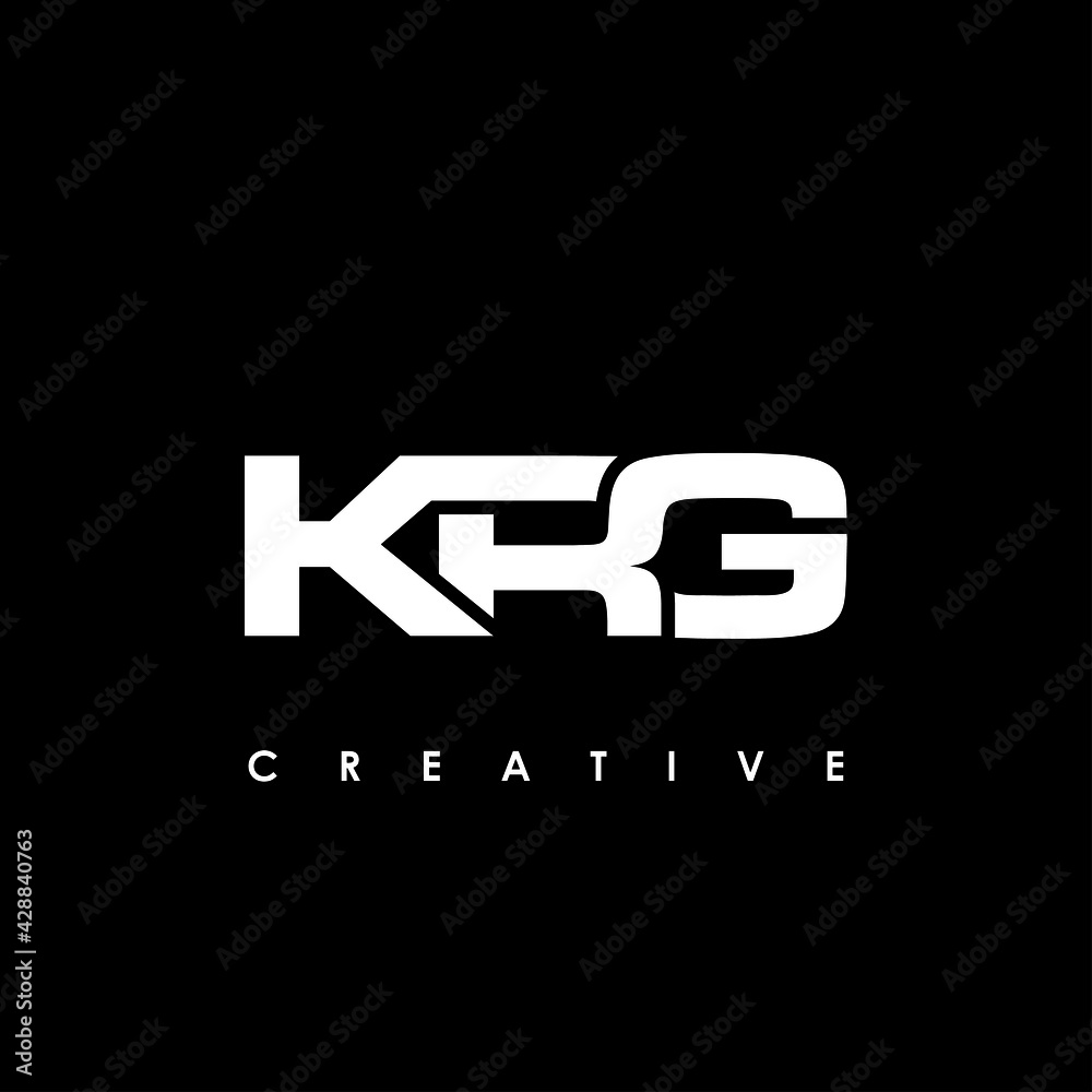 KRG Letter Initial Logo Design Template Vector Illustration KRG Letter Initial Logo Design Template Vector Illustration