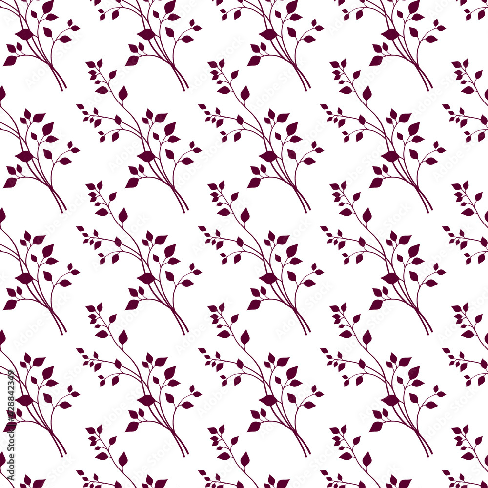 leaf Repeat Pattern for textile fabric, background, wallpaper. You can use it any where as you want.