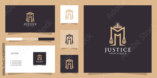 King Law logo design and business card	
