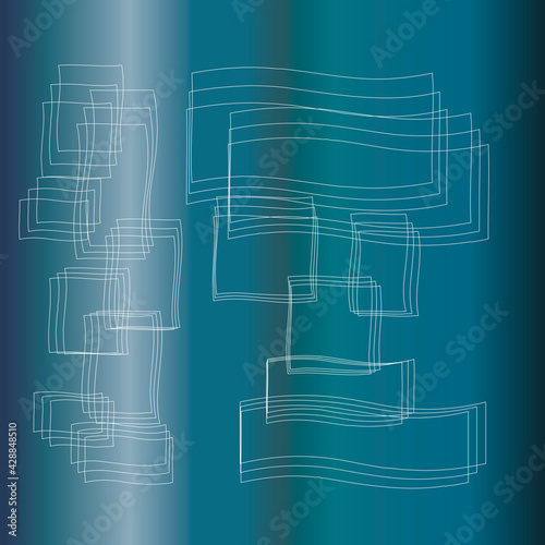 Hintergrund blautürkis Kästchen 3
