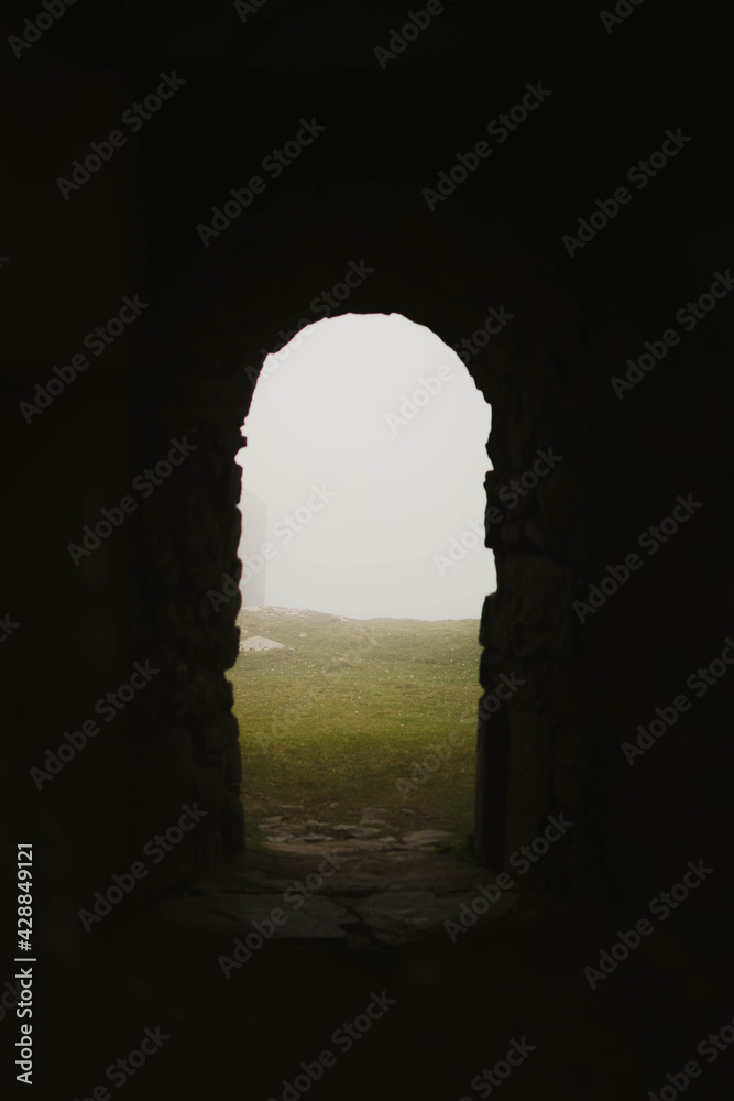 landscape photography from inside a house is a lot of fog