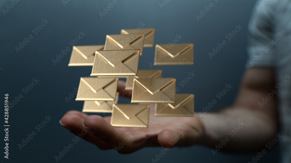 Email Technology Concept with icons symbol Email Technology Concept with icons symbol