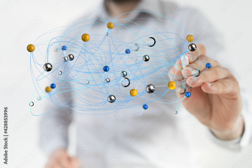 conference Digital Network and data concept 3d conference Digital Network and data concept 3d