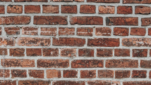 red brick wall, red bricks, red wall. red background