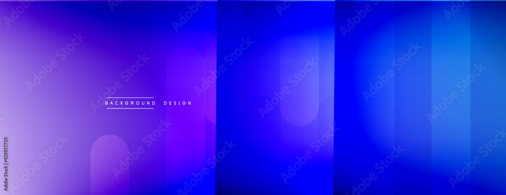 Obraz premium Dynamic lines abstract background. 3D shadow effects and fluid gradients. Modern overlapping forms
