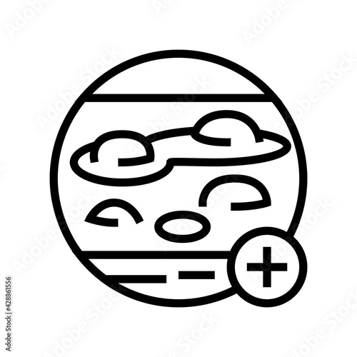 blistering disease clinic line icon vector. blistering disease clinic sign. isolated contour symbol black illustration