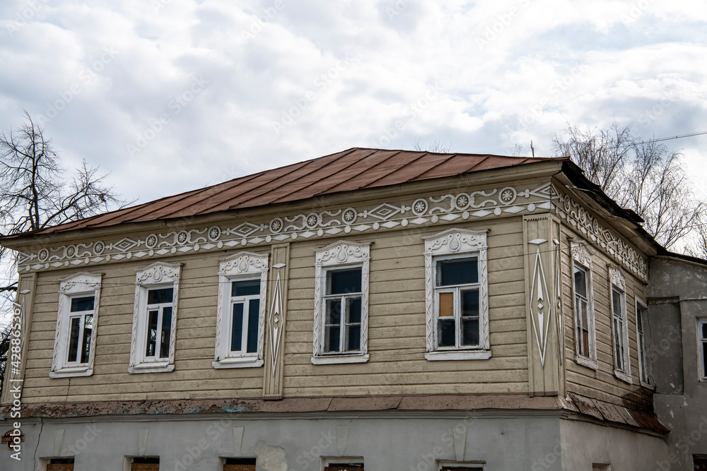 old city buildings in the center of Zaraysk 