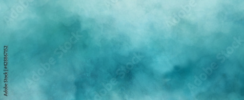 Blue green background with soft abstract blurred texture grunge
