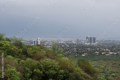  view of Islamabad city capital of Pakistan Margalla Hills 