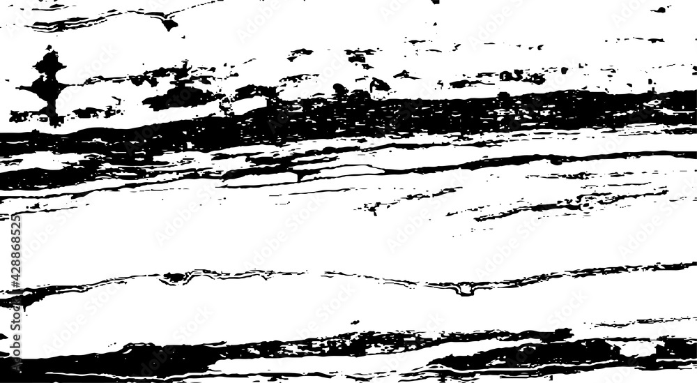 Naklejka premium Vector brush sroke texture. Distressed uneven grunge background. Abstract distressed vector illustration. Overlay over any design to create interesting effect and depth. Black isolated on white. EPS10