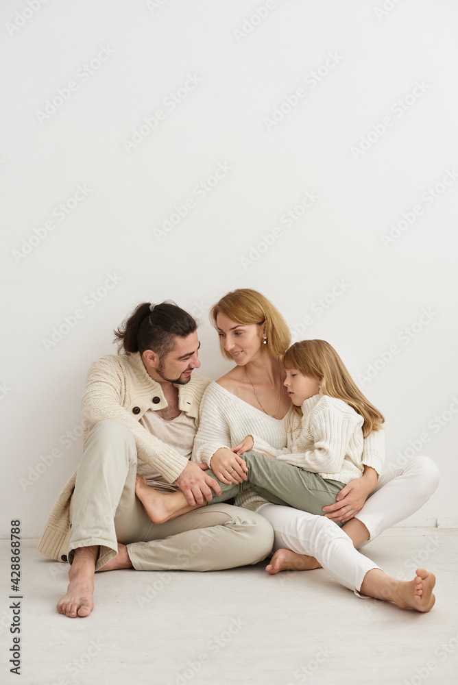 Happy family resting together Happy family resting together