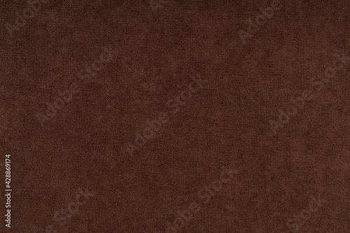 the surface of the curtain fabric is dark brown canvas, background, texture