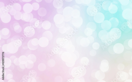 Colorful abstract background with pastel bokeh lights for background and wallpaper