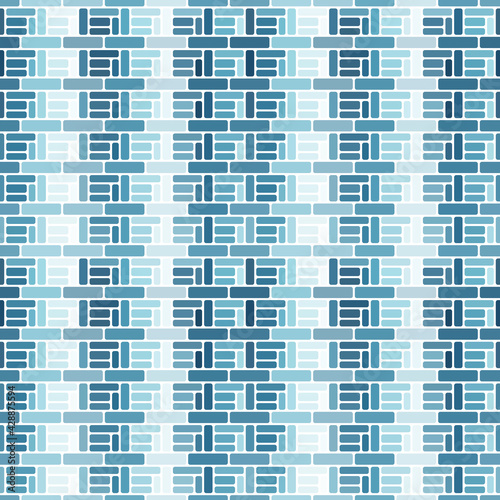 A seamless pattern of simple blocks and lines.