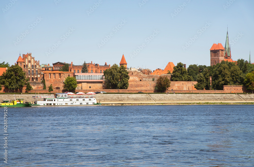 Obraz premium Panoramic view of Torun. Poland
