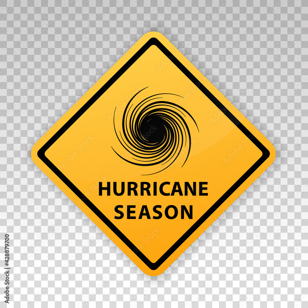 Tornado icon. Cyclone yellow sign. Spiral tornado. Blow hurricane. Tropical storm. Road warning. Alert symbol isolated on background. Vector illustration Tornado icon. Cyclone yellow sign. Spiral tornado. Blow hurricane. Tropical storm. Road warning. Alert symbol isolated on background. Vector illustration