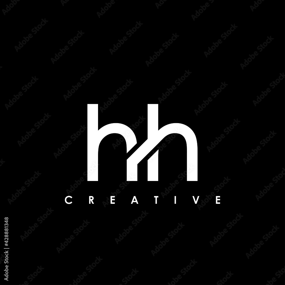 HH Letter Initial Logo Design Template Vector Illustration