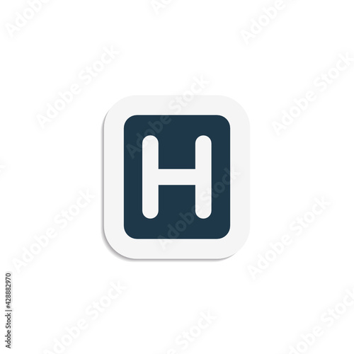 Hospital Sign - Sticker
