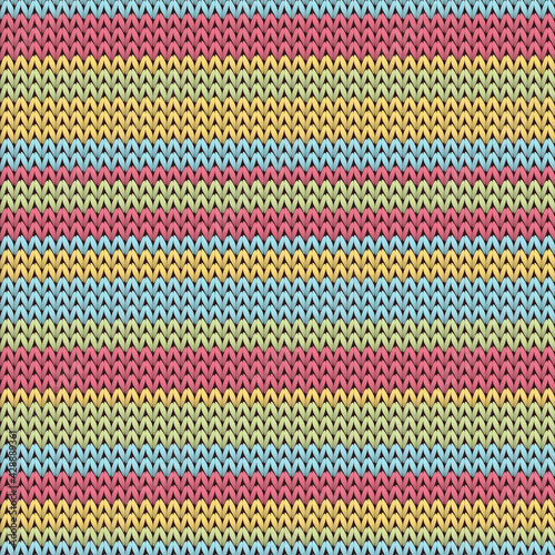Clothing horizontal stripes christmas knit