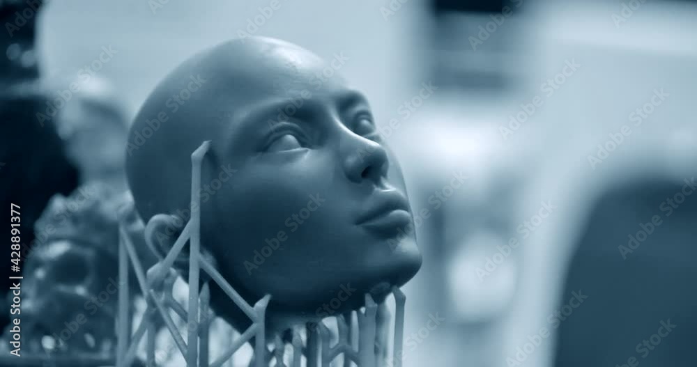 Objects photopolymer printed on stereolithography 3D printer, Objects photopolymer printed on stereolithography 3D printer,
