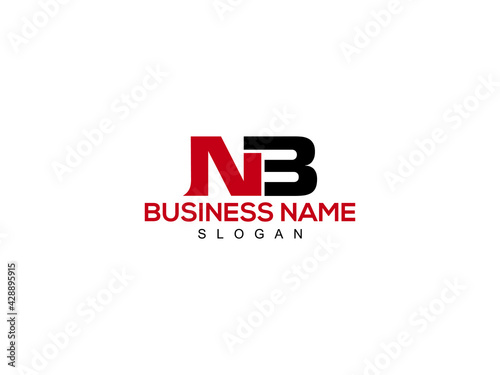 NB Letter Logo, nb logo image vector for business