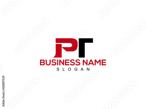 PT Letter Logo, pt logo icon vector for business