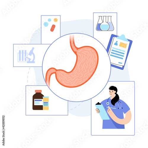 Stomach logo concept