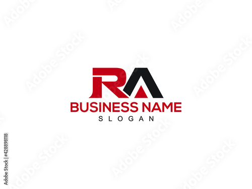 RA Letter Logo, ra logo icon vector for business