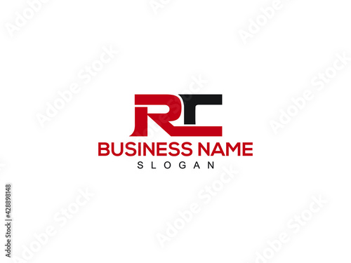 RC Letter Logo, rc logo icon vector for business