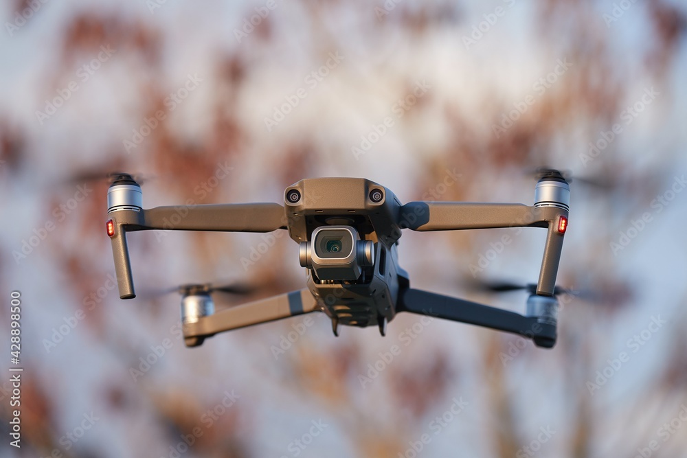Drone flying outdoors Drone flying outdoors