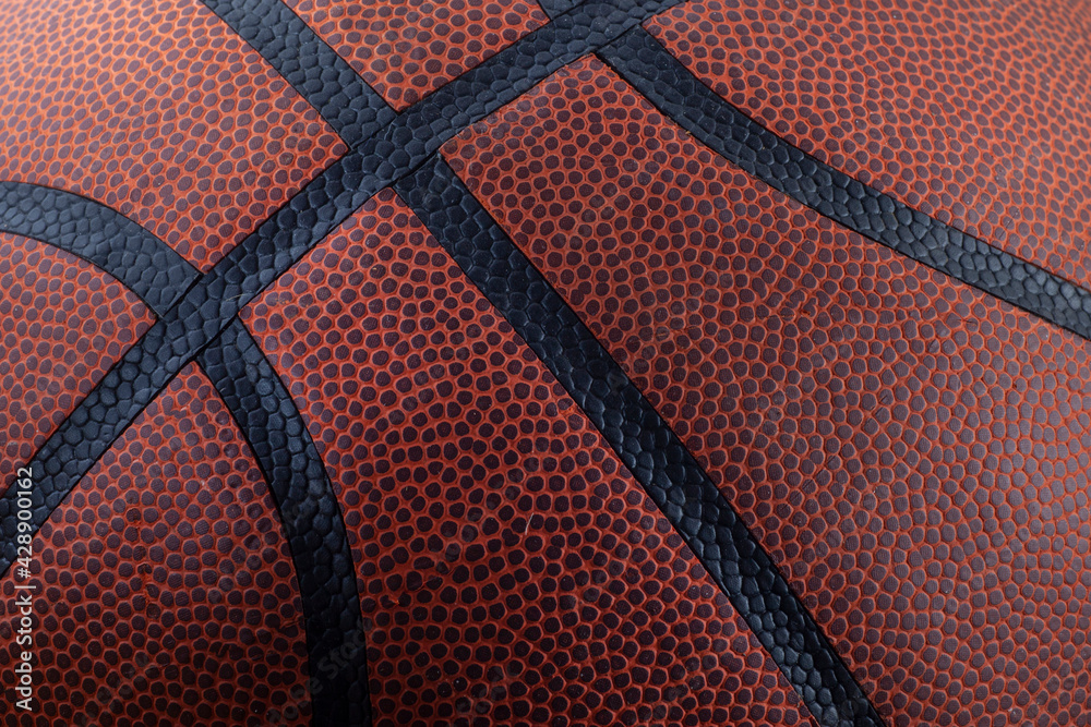 Obraz premium Basketball surface texture and pattern