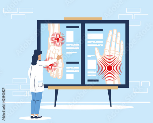 female rheumatologist doctor