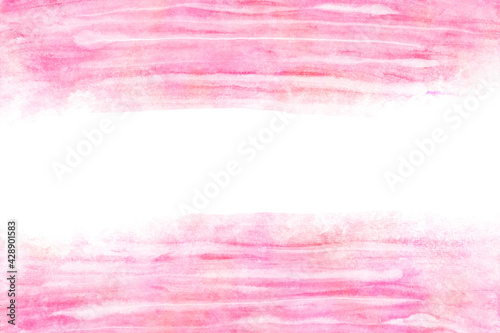 pastel color spring pink abstract on natural watercolor hand paint background, illustration, line art
