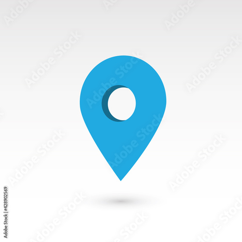 Map pointer - 3D vector object