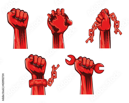 five revolution icons