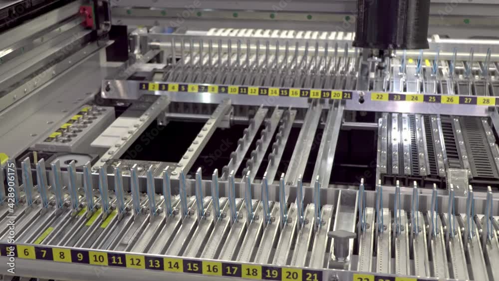 Equipment for electronics production, automatic component installation Equipment for electronics production, automatic component installation