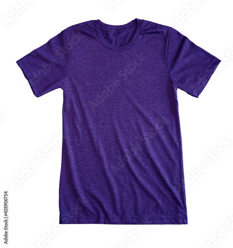 Dark Purple Heather Tee Shirt Blank