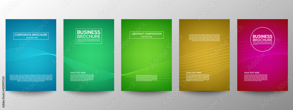 Cover geometric minimal. Set. Vector abstract line pattern for poster design. Set of templates for business brochures. Cool gradients. Graphic pattern for annual album backdrop. Cover geometric minimal. Set. Vector abstract line pattern for poster design. Set of templates for business brochures. Cool gradients. Graphic pattern for annual album backdrop.