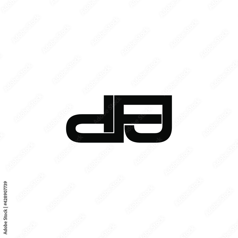 dfj letter original monogram logo design dfj letter original monogram logo design