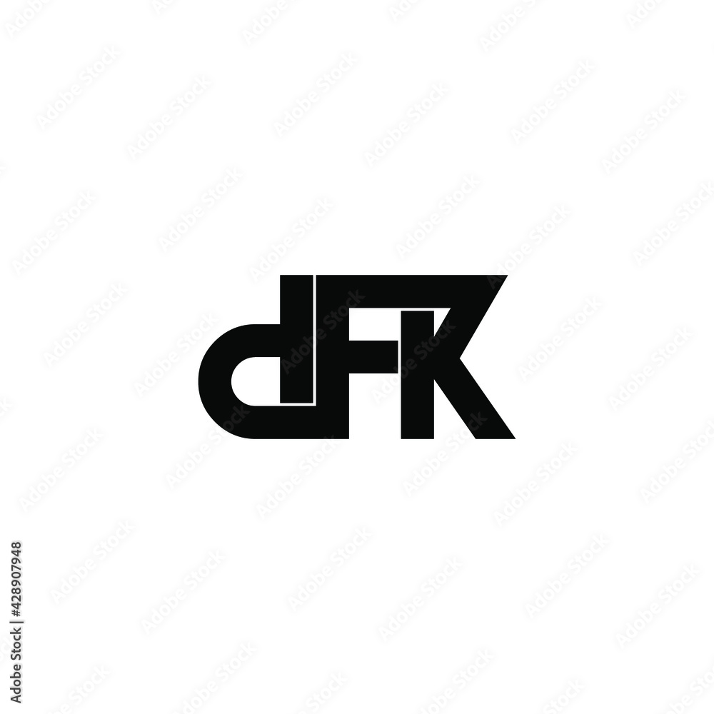 dfk letter original monogram logo design dfk letter original monogram logo design