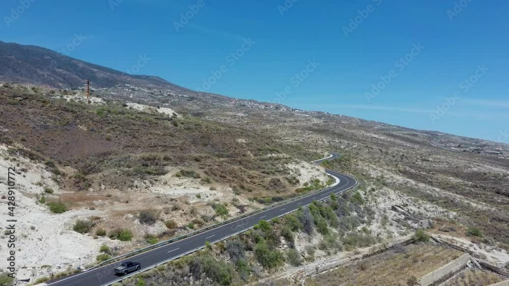 Paisaje fincas huertas abandonadas en el Tablero, Tenerife, Islas Canarias Paisaje fincas huertas abandonadas en el Tablero, Tenerife, Islas Canarias