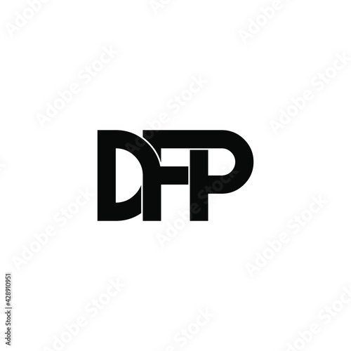 dfp letter original monogram logo design