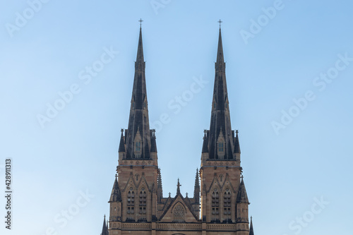 Wallpaper Mural Saint Mary’s cathedral Church religious place of worship Sydney NSW Australia Saint Marys Cathedral Sydney Torontodigital.ca
